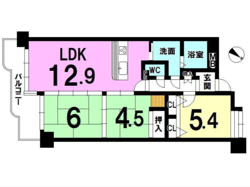 サザンヒルズ学園前 3番館