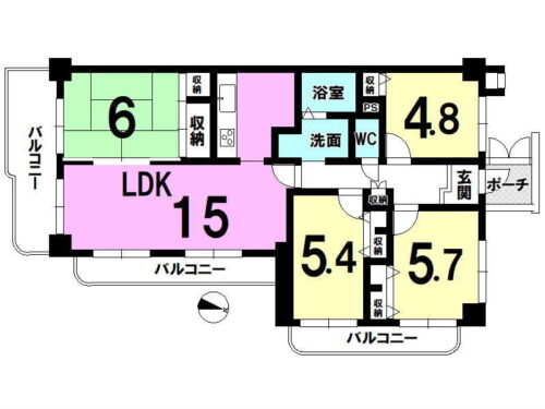 サザンヒルズ学園前 1番館