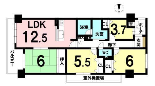 ライオンズマンション富雄 D棟