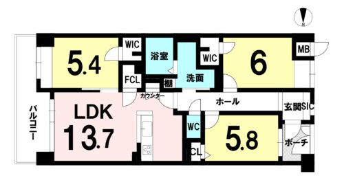 ネオハイツ富雄北フォレストガーデン