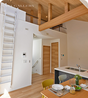 まるで秘密基地？ アスレチックロフト