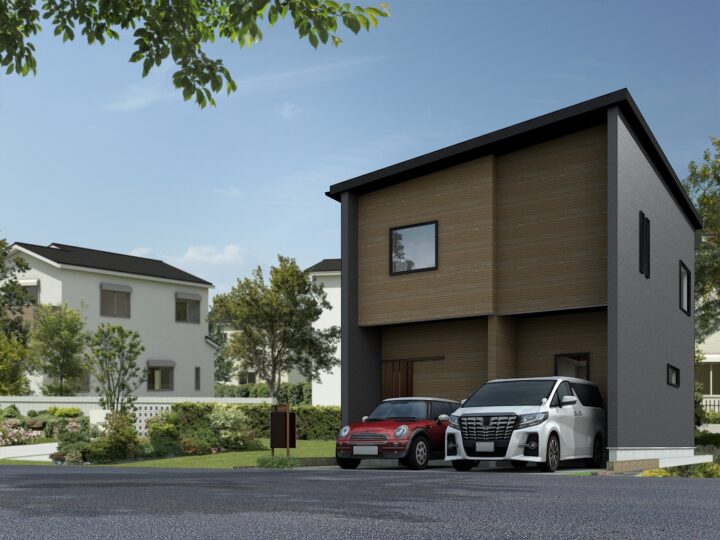 2号地外観 heartfull-village_kizupremium ハートフルビレッジ木津プレミアム