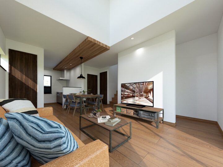 2号地リビング heartfull-village_kizupremium ハートフルビレッジ木津プレミアム