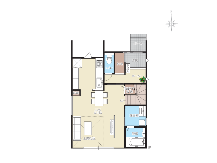 ハートフルビレッジ木津プレミアムの間取り画像