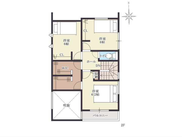 ハートフルビレッジ木津プレミアムの間取り画像