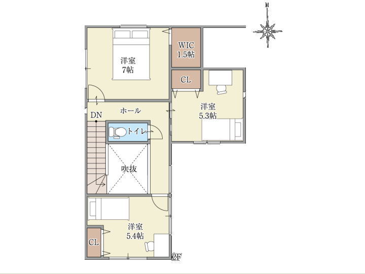 ココナラ大和郡山・城南町の間取り画像