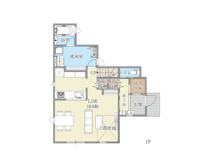 ハートフルビレッジ川西の間取り画像