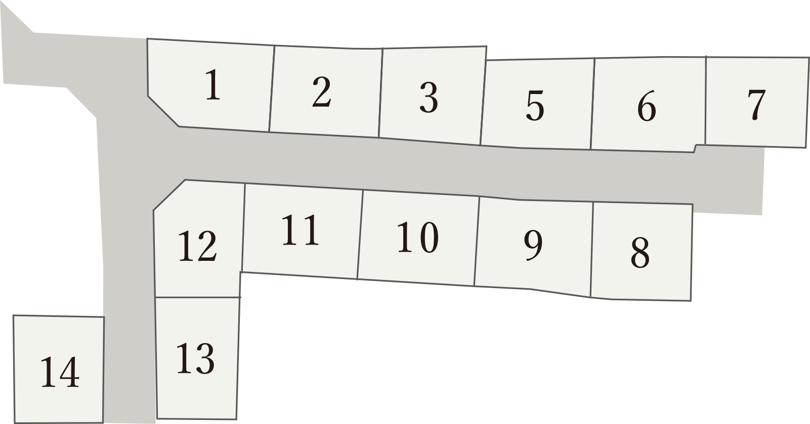 ハートフルビレッジ大和郡山ラクリア　区画図