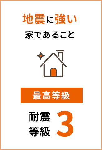 地震に強い家であること