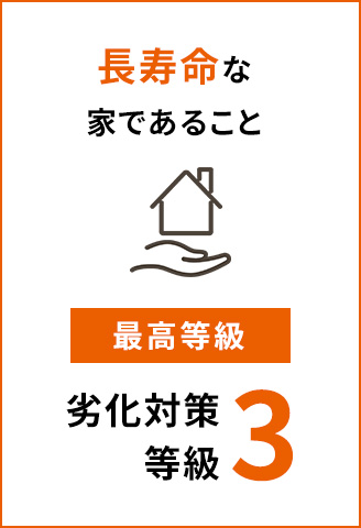 長寿命な家であること